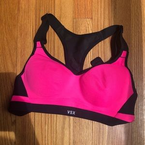 Victoria’s Secret hot pink padded sports bra